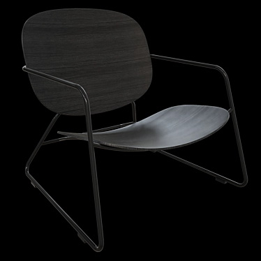 Elegant Comfort: Tondina Lounge 3D model image 1 