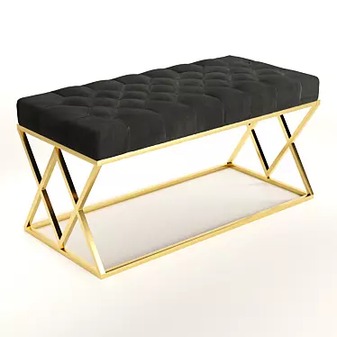 Insignia Bench: Stylish & Versatile 3D model image 1 