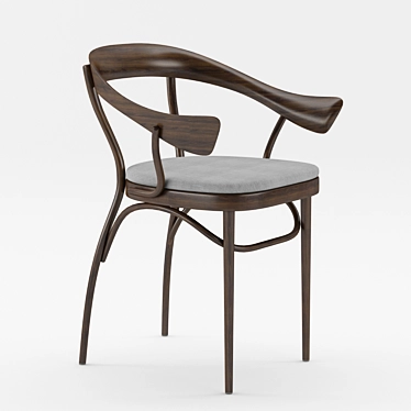 Ergonomic Bistrot Chair by Nigel Coates 3D model image 1 