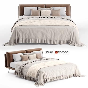 Elevate your bedroom with Kanaha 3D model image 1 