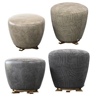 Elegant Topaze Stool: Stylish Comfort 3D model image 1 