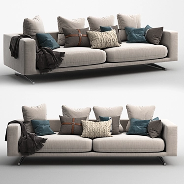 Cozy Campiello Divano Sofa 3D model image 1 