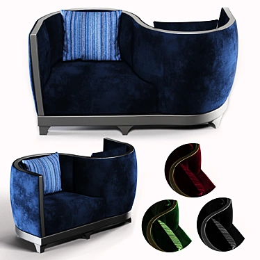 Grosvenor Modern Sofa: Unique Design for Modern Decor 3D model image 1 