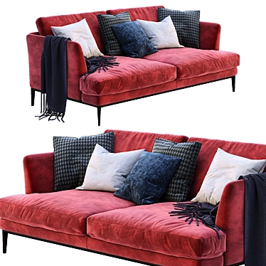 Portofino Modern Sofa - Stylish Italian Design 3D model image 1 