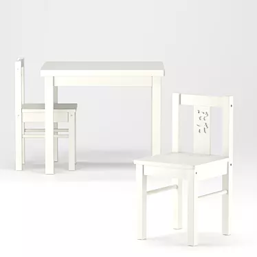 Adorable Critter Kids Furniture 3D model image 1 