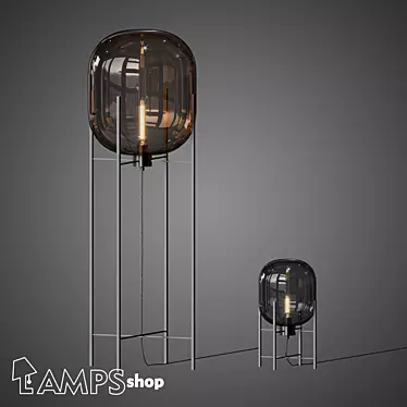 Skandi Floor Lamps: Sleek & Stylish 3D model image 1 
