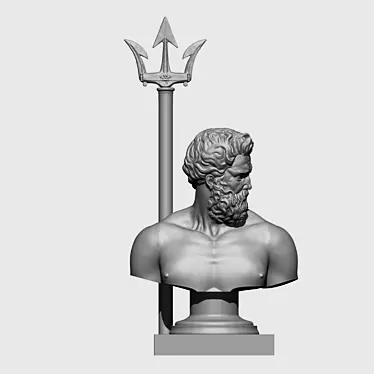 Sculpting God: Poseidon 3D model image 1 