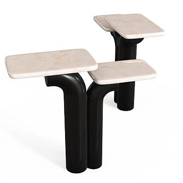 Elegant Dragee Console: Stylish & Functional 3D model image 1 