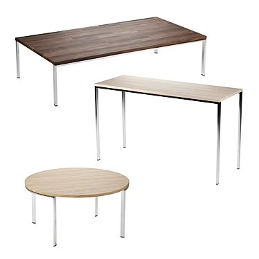 Urban Sits Collection: Stylish & Versatile Tables 3D model image 1 