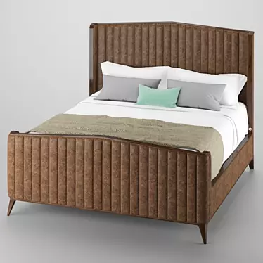 Title: 3DMax + Vray Bed Render 3D model image 1 