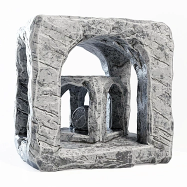 Sleek Slab Stone Decor: 3D Max Compatible 3D model image 1 