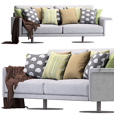 Mabel Comfort: Stylish and Cozy Sofa for Ultimate Relaxation 3D model image 1 