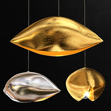 Elegant Malagola Pendant Light 3D model image 1 