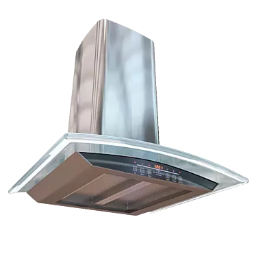 Powerful Kitchen Hood: Efficient Smoke Removal 3D model image 1 