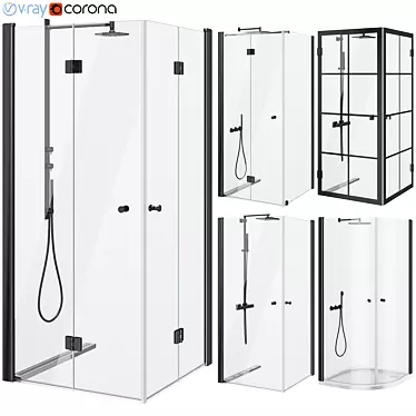 Svedbergs Set 85 Shower Collection 3D model image 1 