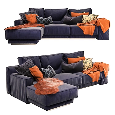 Sophie Corner Sofa: Modern Elegance for Any Space 3D model image 1 