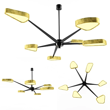 Achille Salvagni Spider Chandelier 3D model image 1 