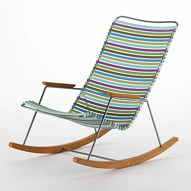 Modern Click Rocking Chair 3D model image 1 