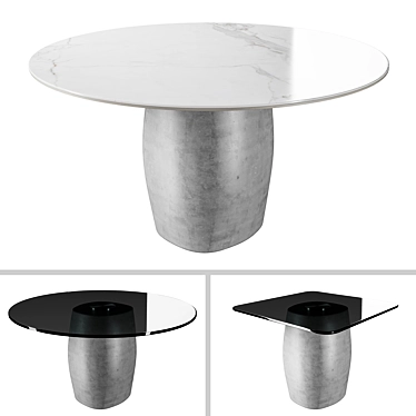 Elegant Bilbao Coffee Table 3D model image 1 