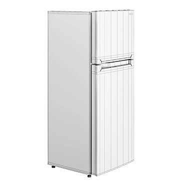 Samsung RT6000 RT43K6000DX Refrigerator - Modern Design, Energy Efficient 3D model image 1 