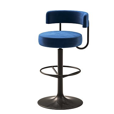 Stylish Jupiter Barstool 3D model image 1 