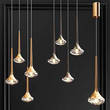 Elegant AXO LIGHT Chandelier 3D model image 1 