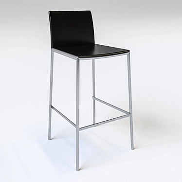 Sleek Style Bar Chair 3D model image 1 