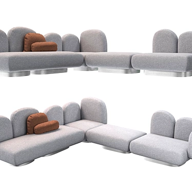 Customizable Modular Sofa: ASSEMBLE 3D model image 1 