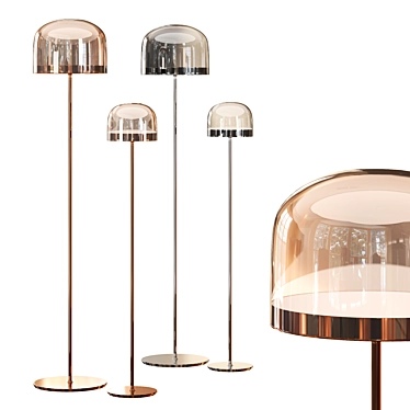 Equator Floor Lamp - Stunning LED Lighting 3D model image 1 