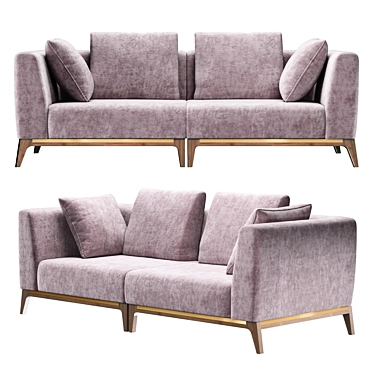 TANAGRA Canterville Sofa - Luxurious and Stylish 3D model image 1 