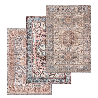 High-Quality Carpet Set 3D model image 1 