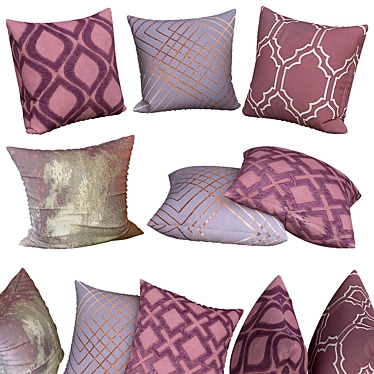 Sofa-Sized Throw Pillows | Elegant Decor 3D model image 1 