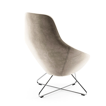 Stylish Allermuir Lounge Chair 3D model image 1 