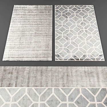 Stylish Rug Collection 3D model image 1 