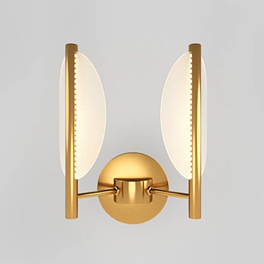 Praia 40.3330: Stylish Modern Brass Ceiling Light 3D model image 1 