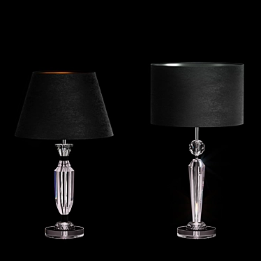 Elegant Pasiano Table Lamps 3D model image 1 