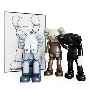 CRYING KAWS set