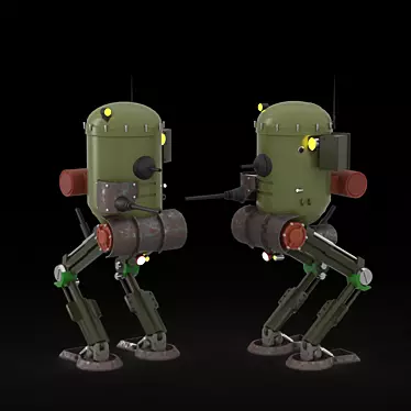 Republic's Battling Automaton 3D model image 1 