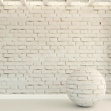 Title: Vintage Brick Wall Texture 3D model image 1 