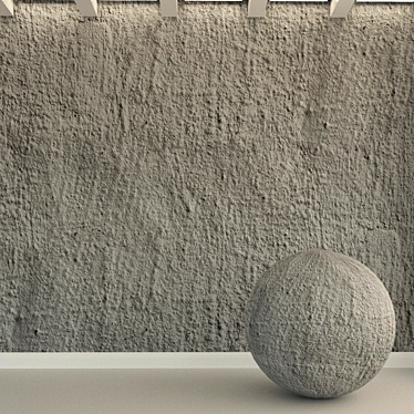 Title: Aged Concrete Wall Texture 3D model image 1 