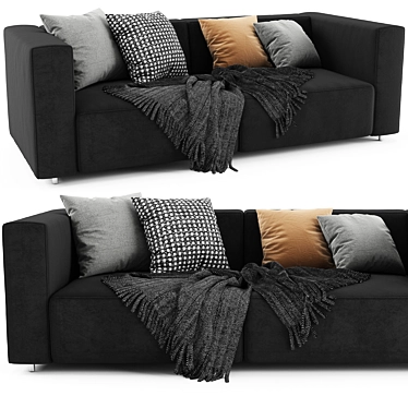 Modern BoConcept Carmo Sofa 3D model image 1 