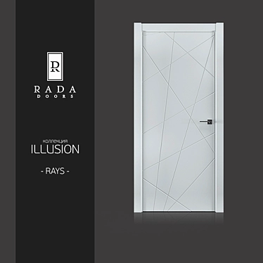 Title: RAYS Illusion Collection | Stylish & Durable Doors by Rada 3D model image 1 