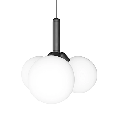 Minimalist Orb Pendant Light 3D model image 1 