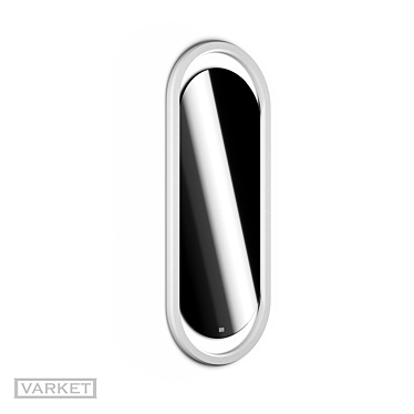 Stylish OM Mirror with Varket Hole 3D model image 1 