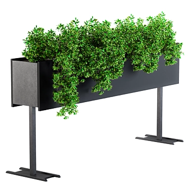 Green Paradise: Outdoor Planter 3D model image 1 