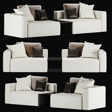 Luxury Lamborghini Sofa: Modern Design 3D model image 1 