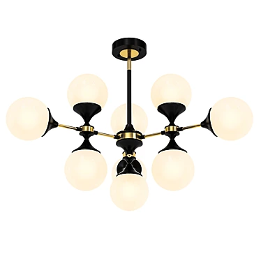 Modern Ball Valley Arredoluce Ceiling Lamp 3D model image 1 