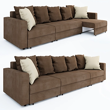 SQUARE Toff Jazz XXL Sofa Bed 3D model image 1 