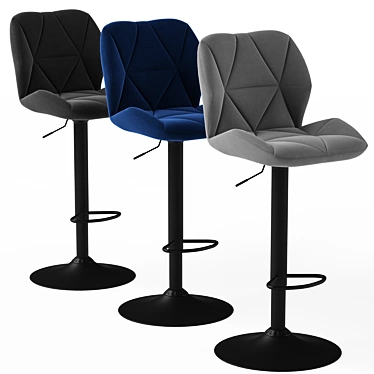 Elegant Kaya Stool: Stylish Design & Comfort 3D model image 1 