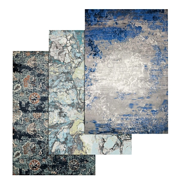 Premium Carpet Set: High-Quality Textures, Multiple Variants 3D model image 1 